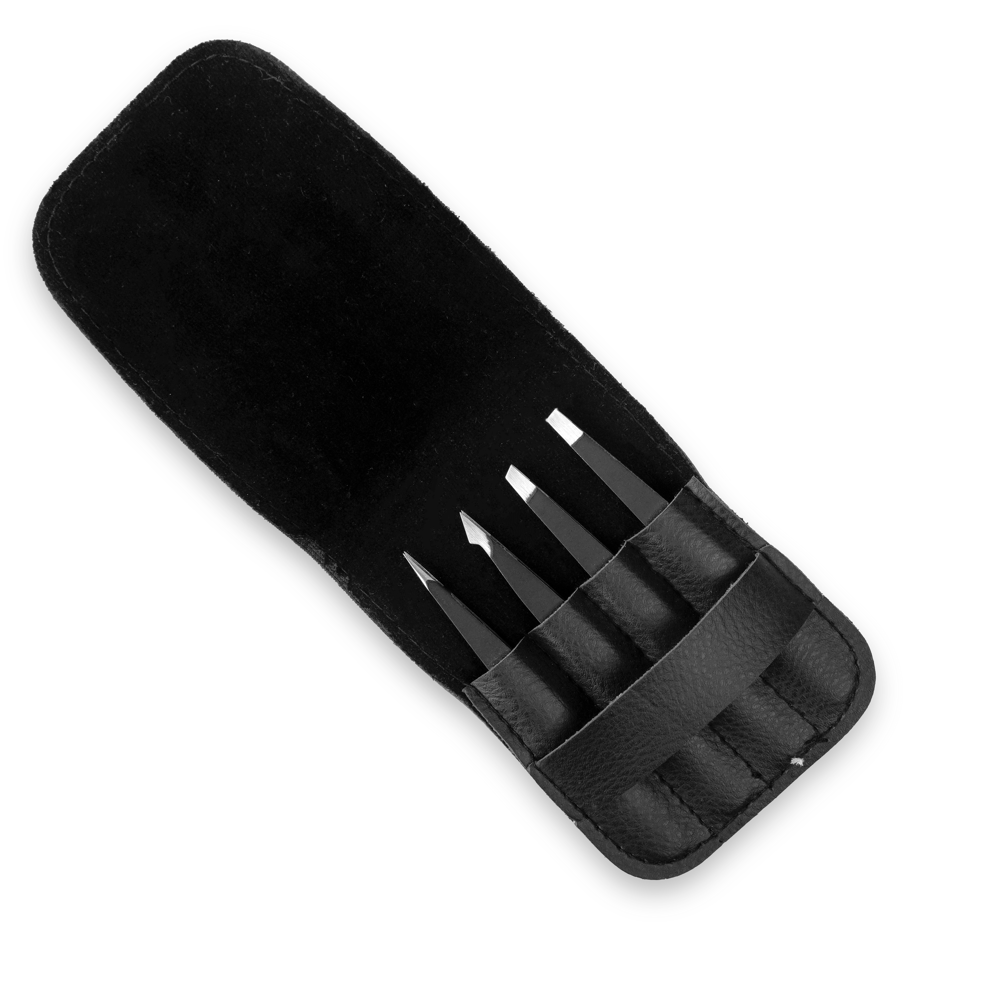 4 Pcs Premium Tweezer Kit